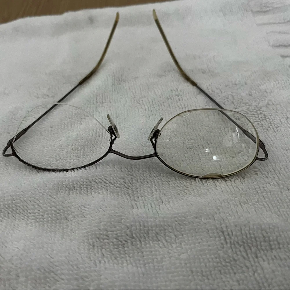 Silver Vintage Wire Rim Glasses